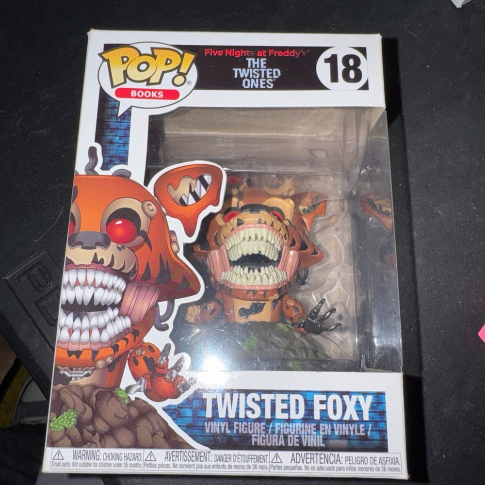Funko Pop! Twisted Foxy Figure - Orange and Black - Picture 1 of 1